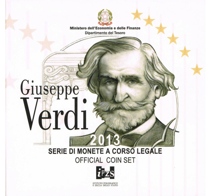 Italie Coffret euro BU 2013 - Giuseppe Verdi