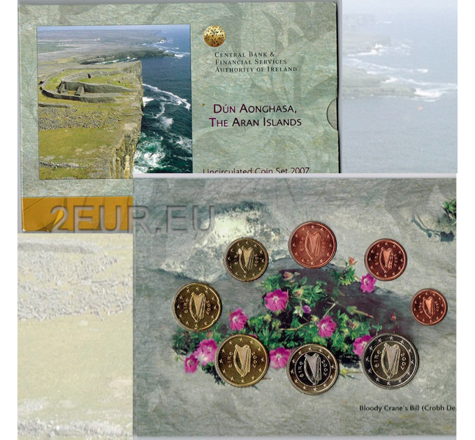 Irlande coffret euro BU 2007 - Dun Aonghasa