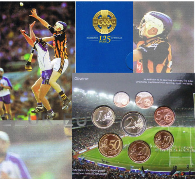 Irlande coffret euro BU 2009 - 125 ans d'organisation sportive Gaélique