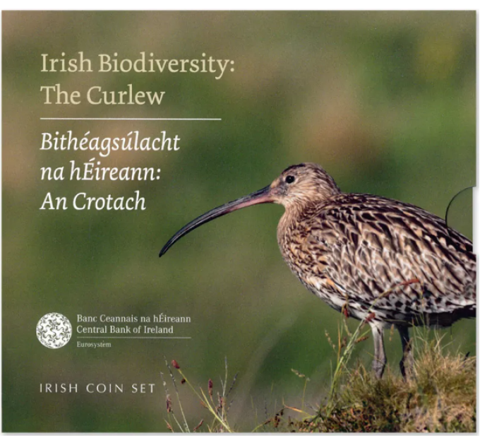 Irlande coffret euro BU 2024 - Bio-Diversité - Le Courlis