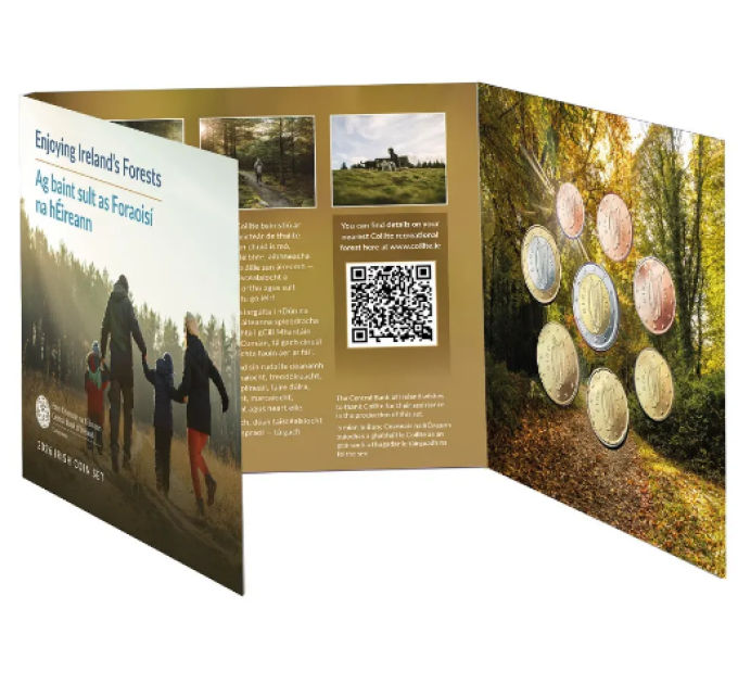 Irlande coffret euro BU 2026 - Profiter des forêts d'Irlande