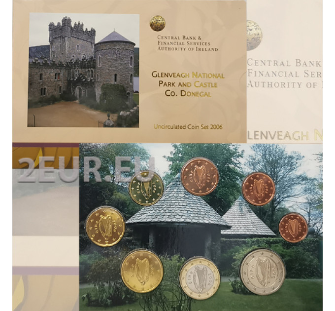 Irlande coffret euro BU 2006 - Patrimoine culturel - Parc national de Glenveagh