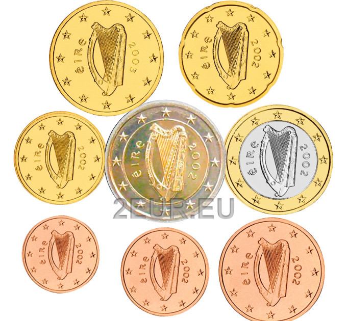 Irlande 2002 - Coffret euro UNC