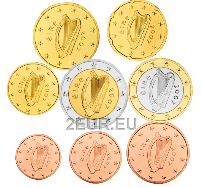 Irlande 2007 - Coffret euro UNC