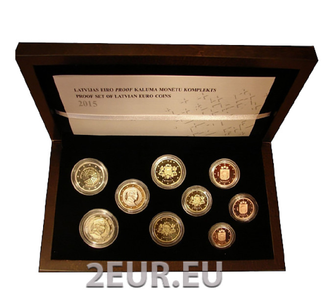 Lettonie 2015 - Coffret Euro BE - Présidence lettone du Conseil de l'UE