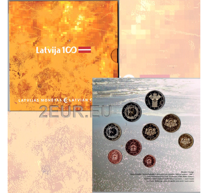 Lettonie 2018 - Coffret Euro BU