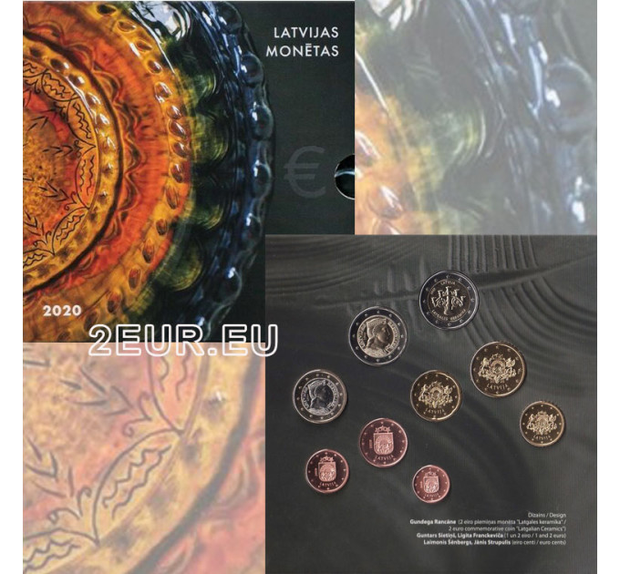 Lettonie 2020 - Coffret Euro BU