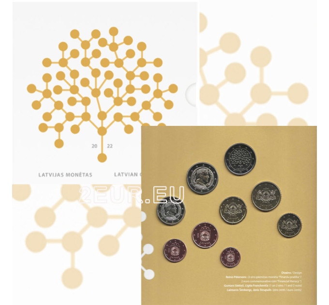 Lettonie 2022 - Coffret Euro BU