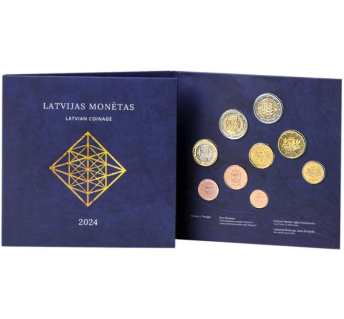 Lettonie Coffret Euro BU 2024