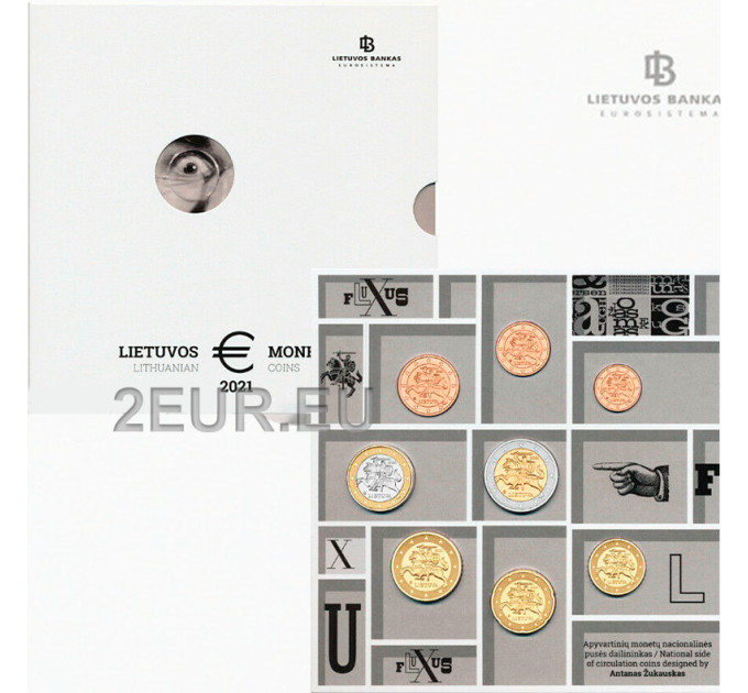 Lituanie 2021 - Coffret Euro BU