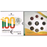 Lituanie 2018 - Coffret Euro BU Lituanie 2018 - Coffret Euro BU