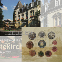 Luxembourg coffret euro BU 2012 - Ville de Diekirch Luxembourg coffret euro BU 2012 - Ville de Diekirch
