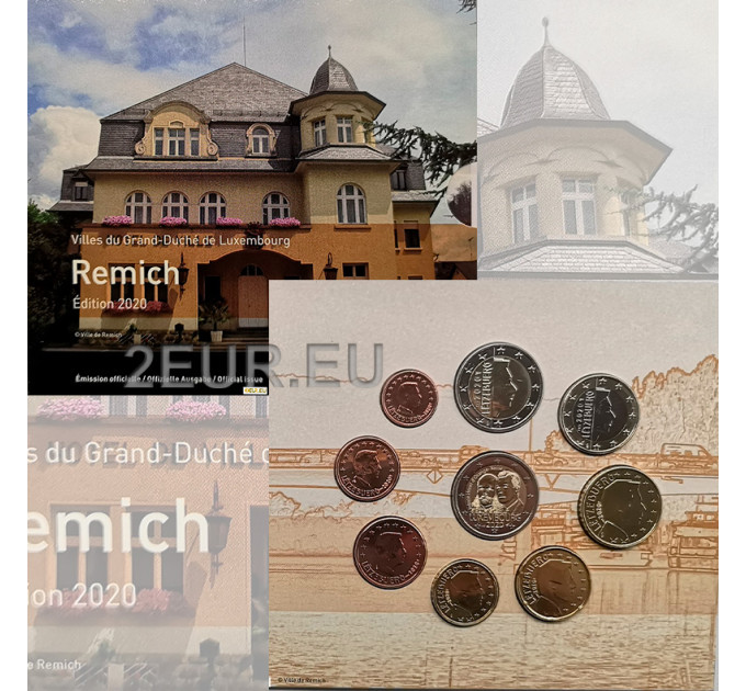 Luxembourg coffret euro BU 2020 - Ville de Remich