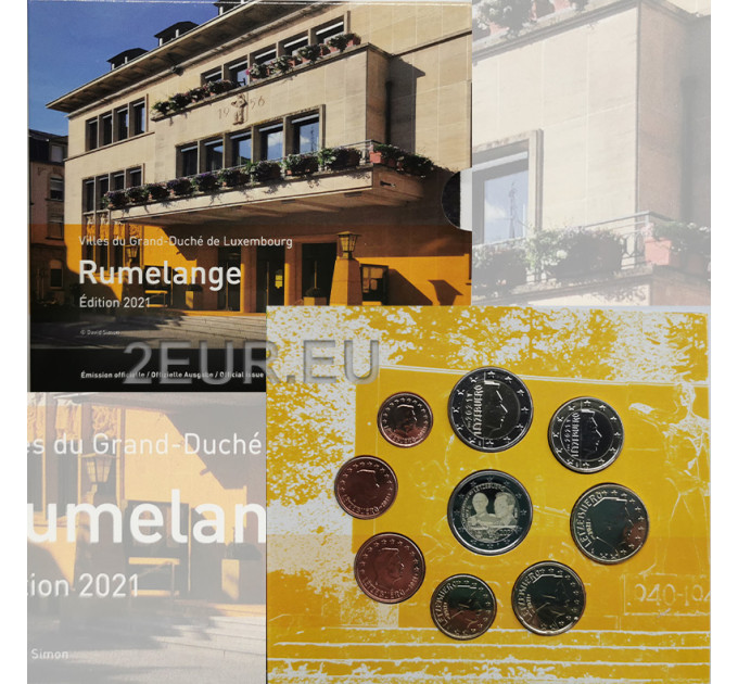 Luxembourg coffret euro BU 2021 - Ville de Rumelange