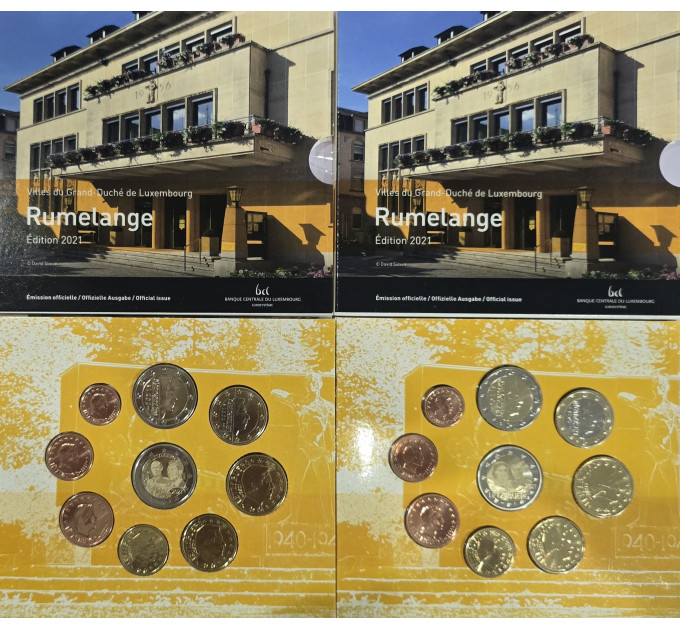 Luxembourg coffret euro BU 2021 - Ville de Rumelange