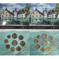Luxembourg coffret euro BU 2022 - Vianden - 50 ans du drapeau luxembourgeois
