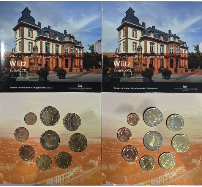 Luxembourg coffret euro BU 2023 - Ville de Wiltz - Comité International Olympique