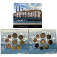 Luxembourg coffret euro BU 2024 - Ville de Luxembourg - 2 Euro Feierstëppler + Grand-Duc Guillaume II Luxembourg coffret euro BU 2024 - Ville de Luxembourg - 2 Euro Feierstëppler + Grand-Duc Guillaume II