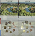 Luxembourg coffret euro BU 2025 - Ville de Moselle - 2 Euro Schuman + 25e du trône d'Henri