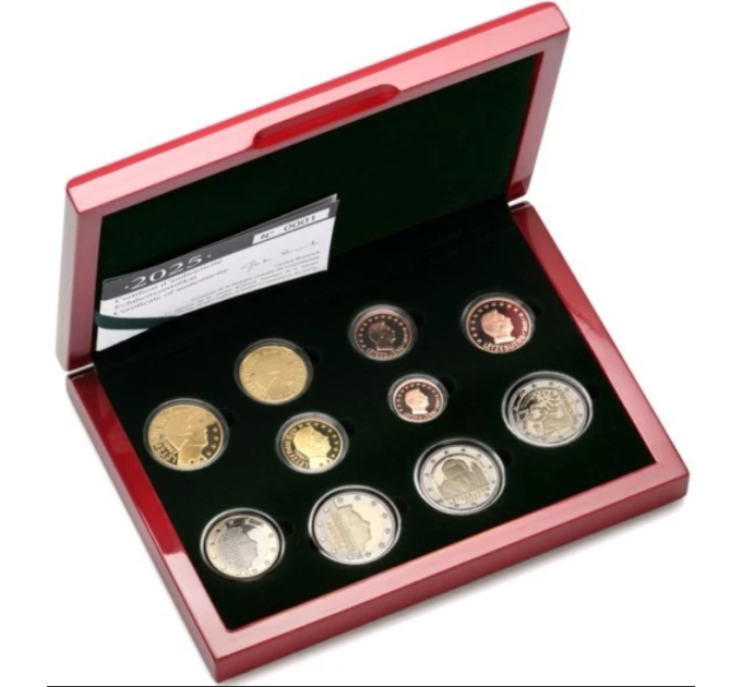 Luxembourg 2 euros BE 2024-2025 + Coffret pièces Euro 2025