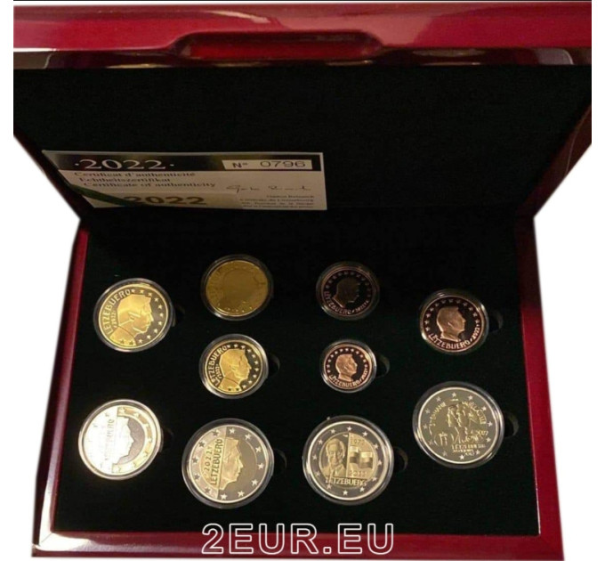 Luxembourg Coffret Euro BE 2022