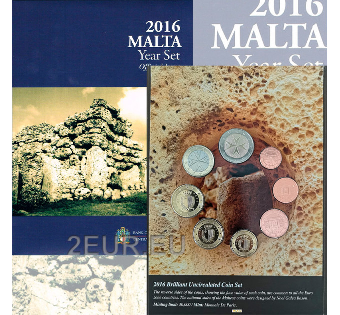 Malte Coffret Euro BU 2016 - Ggantija