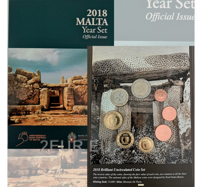 Malte coffret euro BU 2018