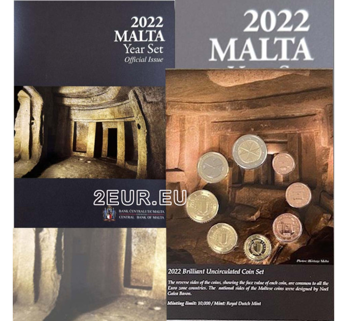 Malte coffret euro BU 2022 - Hypogée de Hal Saflieni
