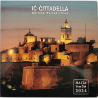 Malte coffret euro BU 2024 - Les villes fortifiées de Malte - Cittadella