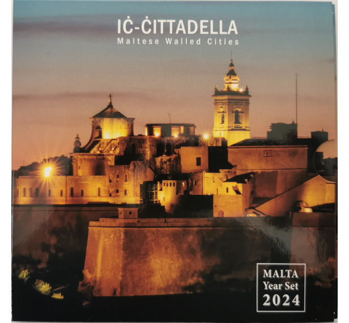 Malte coffret euro BU 2024 - Les villes fortifiées de Malte - Cittadella