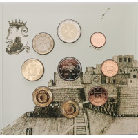 Malte coffret euro BU 2024 - Les villes fortifiées de Malte - Cittadella