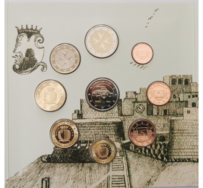 Malte coffret euro BU 2024 - Les villes fortifiées de Malte - Cittadella