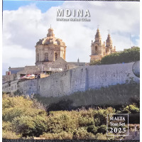 Malte coffret euro BU 2025 - Les villes fortifiées de Malte - Mdina