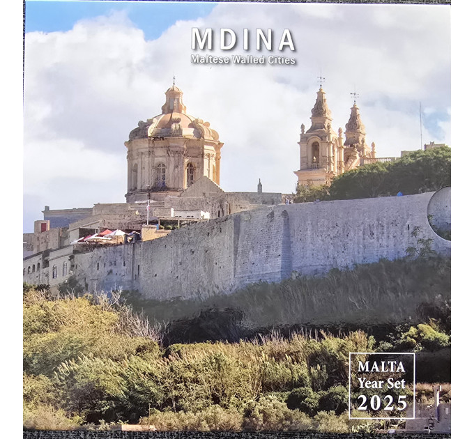 Malte coffret euro BU 2025 - Les villes fortifiées de Malte - Mdina