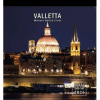 Malte coffret euro BU 2026 - Les villes fortifiées de Malte - La Valette