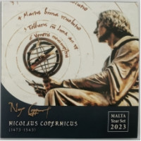 Malte coffret euro BU 2023 - Nicolas Copernic