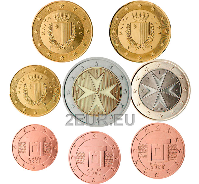 Malte Coffret Euro UNC 2008 