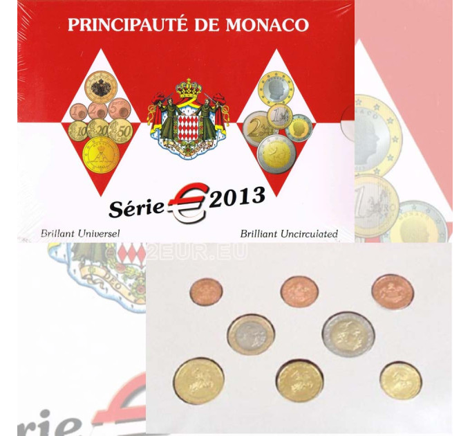 Monaco BU set 2013 - Ensemble de pièces en euros