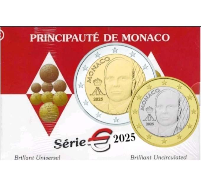 Monaco BU set 2025 - Ensemble de pièces en euros