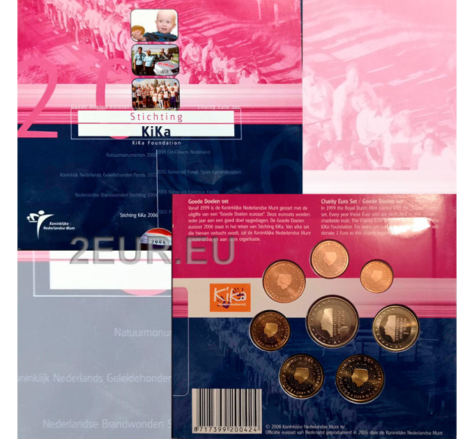 Pays-Bas Coffret euro BU 2006 - Dépistage du cancer chez les enfants