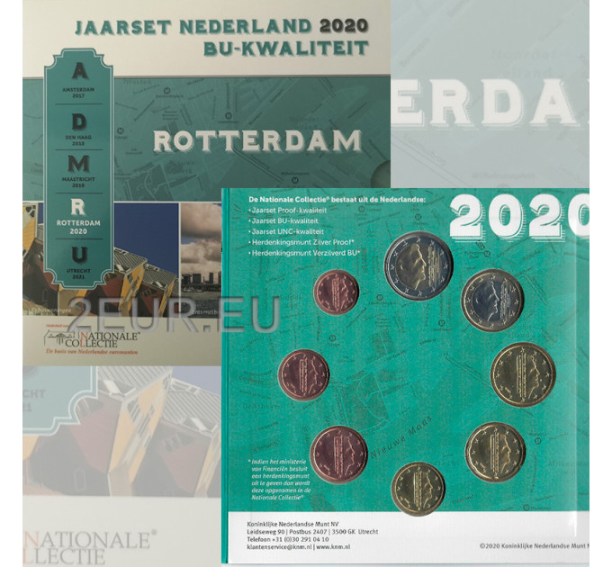 Pays-Bas Coffret euro BU 2020 - Rotterdam