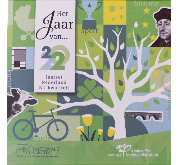 Pays-Bas Coffret euro BU 2022 - Éléments - Terre