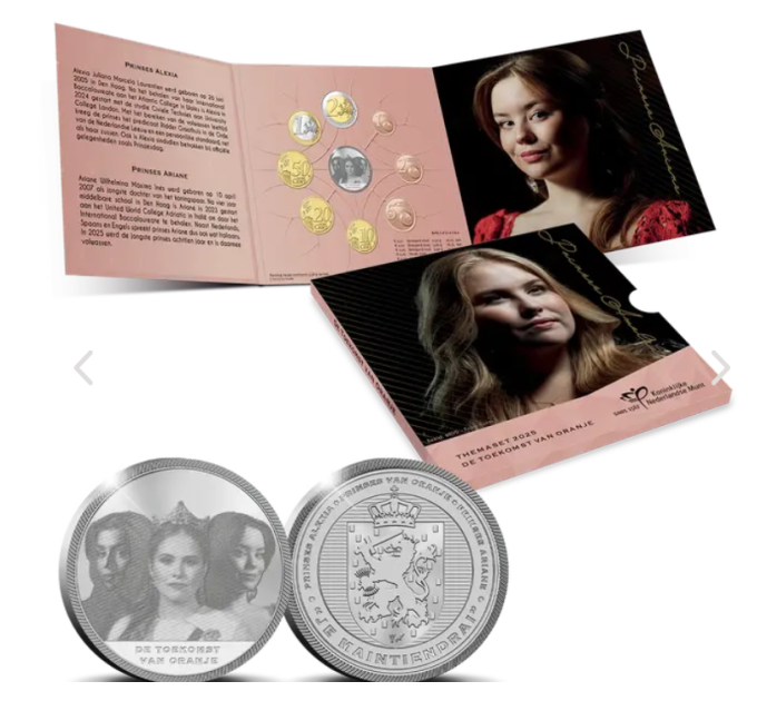 Pays-Bas Coffret euro BU 2025 - Princesse d'Orange et Princesses Alexia et Ariane