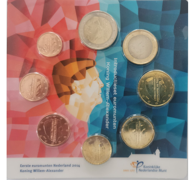 Pays-Bas Coffret Euros UNC 2014