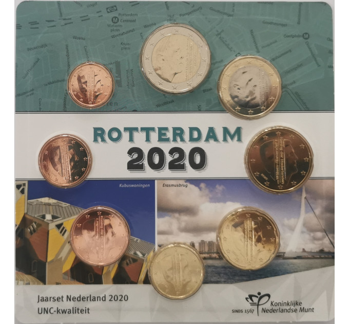Pays-Bas Coffret Euros UNC 2020