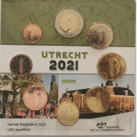 Pays-Bas Coffret Euros UNC 2021