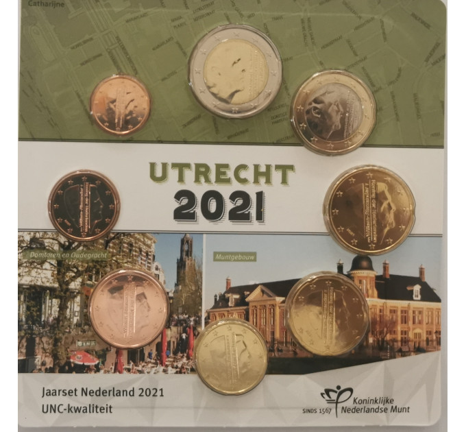 Pays-Bas Coffret Euros UNC 2021