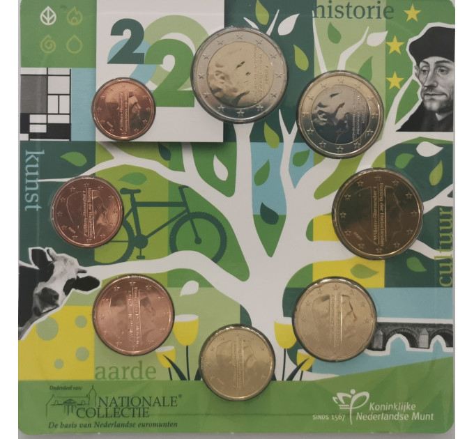 Pays-Bas Coffret Euros UNC 2022