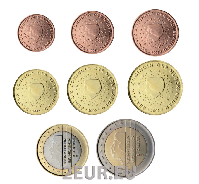 Pays-Bas Coffret Euros UNC 2003
