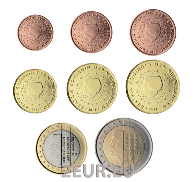 Pays-Bas Coffret Euros UNC 2011